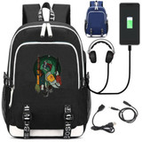 The Mandalorian Yoda baby USB Charge Mochila Travel Backpack