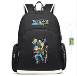Beyblade BBA revolution USB Charging Travel Backpack