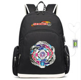Beyblade BBA revolution USB Charging Travel Backpack