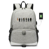 Death Stranding Schoolbag USB charging travel Laptop backpack