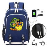 Japan Anime Dragon Ball Heros Laptop USB Backpack