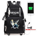 Anime Noragami Yato School USB Backpack