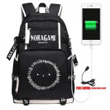 Anime Noragami Yato School USB Backpack
