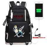 Anime Noragami Yato School USB Backpack