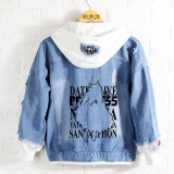 Spring DATE A LIVE hoodie Anime Yatogami Tohka Jeans Coat