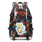 The little Prince usb charging travel canvas Backpack