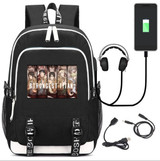 Attack on Titan Laptop Backpack External USB Charge