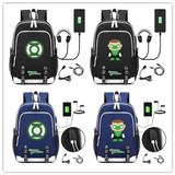 Film Green Lantern  multifunction USB charging backpack