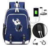 Hollow Knight Bardoon wyrm music USB Charging school canvas Backpack