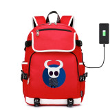 Game Hollow Knight canvas School Bardoon USB charging Laptop Backpack