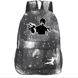 Chinese Kung-fu star Bruce Lee canvas backpack