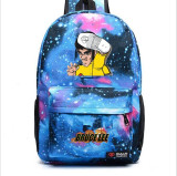 Chinese Kung-fu star Bruce Lee canvas backpack