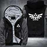 The Legend of Zelda Link Men Thicken Hoodie Women Anime Zipper Coat