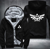The Legend of Zelda Link Men Thicken Hoodie Women Anime Zipper Coat
