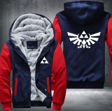 The Legend of Zelda Link Men Thicken Hoodie Women Anime Zipper Coat