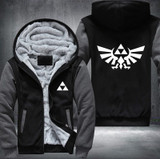 The Legend of Zelda Link Men Thicken Hoodie Women Anime Zipper Coat