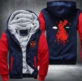 Deadpool Fish Men's Women's Printing Pattern Thicken Fleece Zipper Hoodies