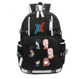 Anime DARLING in the FRANXX Strelizia Hiro Zero Two Backpack