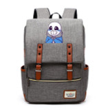 Children's Undertale Sans preppy style Canvas Backpack