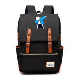 Children's Undertale Sans preppy style Canvas Backpack