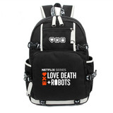 Love death robot printing Laptop backpack