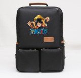 LUFFY Trafalgar Law One Piece canvas backpack