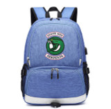 Teenagers Riverdale South Side Serpents usb charging canvas Backpack