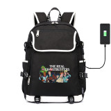 Kid's Ghostbusters usb charging canvas Laptop Backpack