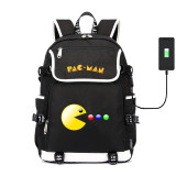Pac Man Amumu printing canvas  Backpack