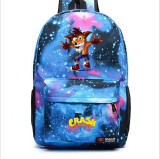 Children's Crash Bandicoot canvas backpack