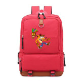 Crash Bandicoot Children's School canvas backpack