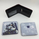 Overwatch Game D.VA Pink Bunny Bi-Fold Wallet