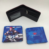Overwatch Game D.VA Pink Bunny Bi-Fold Wallet