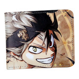men black clover anime card id holders Purse Bifold Wallet