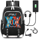 DITF DARLING in the FRANXX USB charging 17 inch laptop Backpack