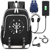 Legend of Zelda Winged Triforce USB charging Backpack