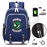 Riverdale South side serpents printing USB Charging Backpacks