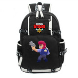 Brawl Stars Shelly Colt Nita Bull Jessie Brock printing Backpack