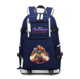 Marvel Avengers Endgame printing canvas shoulder Backpack