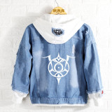 Fullmetal Alchemist Anime Edward Elric Fashion Denim Jacket
