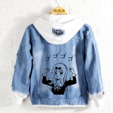 Kaguya-sama: Love Is War Kaguya Shinomiya hoodie Anime reflect light Denim Jacket