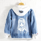 Kaguya-sama: Love Is War Kaguya Shinomiya hoodie Anime reflect light Denim Jacket