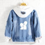 Kaguya-sama: Love Is War Kaguya Shinomiya hoodie Anime reflect light Denim Jacket