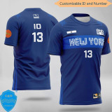 Over Watch New York EXCELSIOR Team Uniform Player Jersey Tshirt