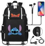 Lilo And Stitch canvas travel School Bag