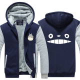 Miyazaki Hayao Cartoon Spirited Away Totoro Unisex Zipper Hoodies Coat