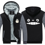 Miyazaki Hayao Cartoon Spirited Away Totoro Unisex Zipper Hoodies Coat