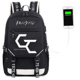 Guilty Crown Japan Anime USB Port Backpack