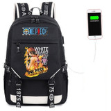 One Piece Luffy Chopper Skull Law USB Port Backpack