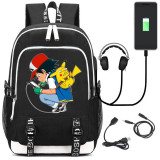 Pikachu Ball Game Funny Rucksack Backpack